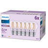 6x E27 A60 LED žárovka 7W = 60W 850lm 4000K neutrální bílá vlákno PHILIPS