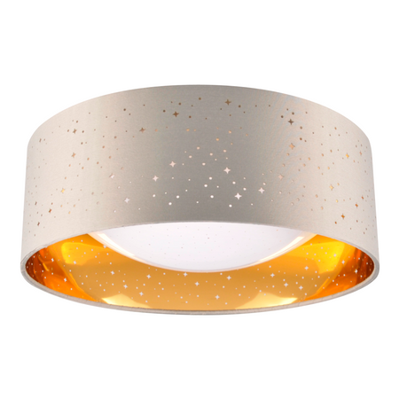 Plafond LED stropní svítidlo 18W 1850lm 4000K neutrální 120° bílá zlatá šedá Toulouse Sanico Goldlux