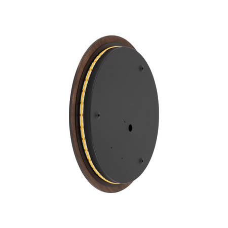 Nástěnné svítidlo LED 13W 160lm 3000K teplá hnědá Skandinávské RING TIMBER LED L 11291 Nowodvorski