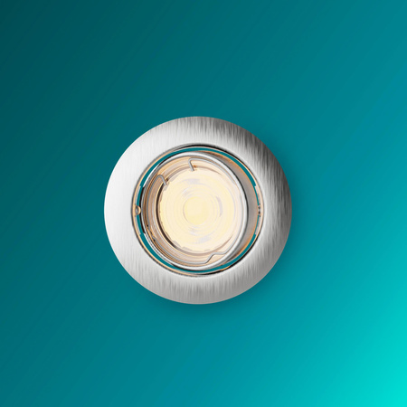 Zapuštěná montáž LED GU10 Movable Aluminium Round Nickel Peridot Philips