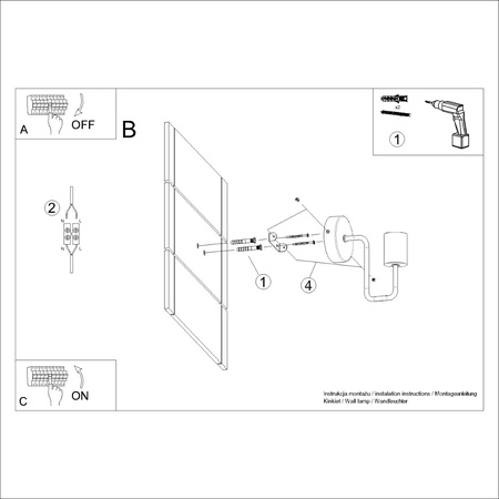 Nástěnné svítidlo E27 Natural Wood Black Timbo Peach Puff SL.1668 Sollux