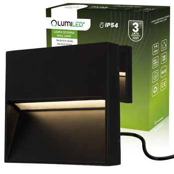 Zahradní nástěnná lampa 4W, IP54 PIVAR LUMILED