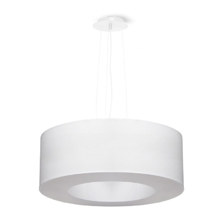 SATURNO LED závěsné stropní svítidlo 5xE27 Lustr 50cm bílý SOLLUX