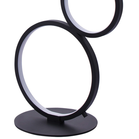 LED stojací lampa 30W 3600lm 4000K neutrální černá Flamenco Sanico Goldlux