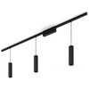 Perifo Lighting Rail Kit 1,5 m + 3x LED závěsné světlo 15,6 W CCT RGB Philips HUE Bluetooth Black