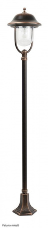Venkovní stojací zahradní lampa POST Prince K 5002/1/O E27 167cm Su-Ma