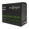 Napájecí zdroj na DIN lištu pro LED pásky 150W 12V 12,5A IP20 PREMIUM Ecolight