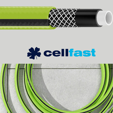 Zahradní hadice na vodu 4 vrstvy s opletem 3/4" 50 m silná QUATTRO CELLFAST