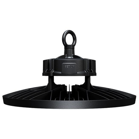 High Bay 200W 30000lm 4000K Neutrální 90° stmívatelná průmyslová LED lampa černá IP65 Masterled