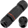 Hermetická spojka na kabel 3x1.5mm, 4-8mm IP68 LUMILED
