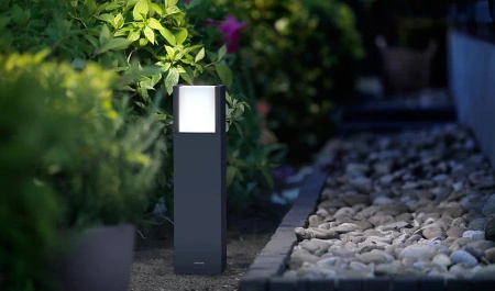 Venkovní LED zahradní svítidlo ARBOR myGarden 6W 4000K IP44 Tyč 40cm Antracit PHILIPS