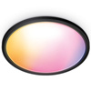 Plafond LED světlo pro povrchovou montáž 22W CCT + RGB Black SMART WiFi WiZ