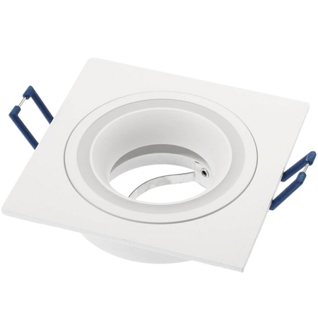 Halogenová Podhledové svítidlo GU10, IP44 Stálá Čtvercová Bílá CLARO LUMILED