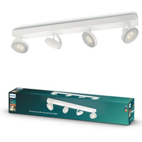 LED stropní svítidlo 4x 4,5W 2700K stmívatelné CLOCKWORK Moving White PHILIPS