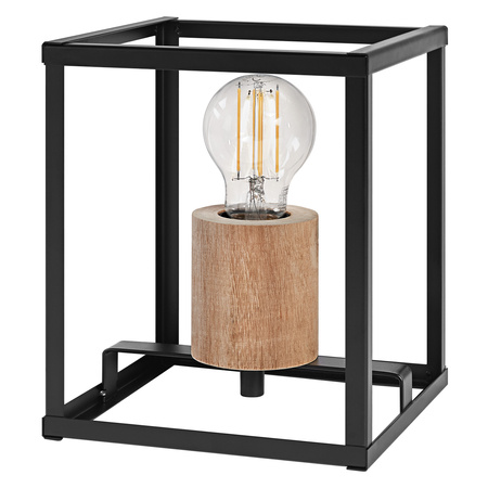 Stolní lampa Stolní svítidlo Stojací dekorativní E27 Černá hnědá USB-C Dekor Ledvance