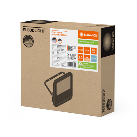 LED reflektor 69W 10000lm 6500K IP66 černý LEDVANCE reflektor