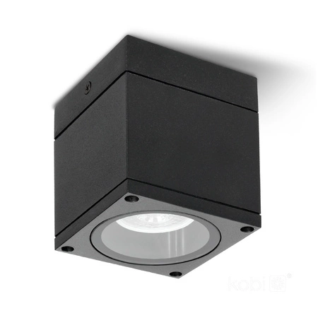 Venkovní bodové světlo GU10 černé IP54 Querk Kobi