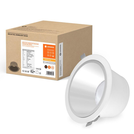 LED panelové bodové svítidlo 21W 2200lm CCT Mesh White Downlight Ledvance