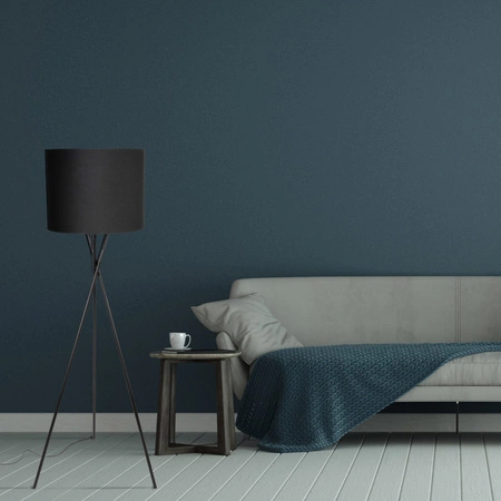 Sanico Goldlux E27 Black Tekla Stojací stojací lampa