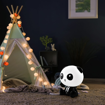 Dekorativní LED lampa 2,5 W 59 lm bílá černá stmívatelná Panda Sanico Goldlux