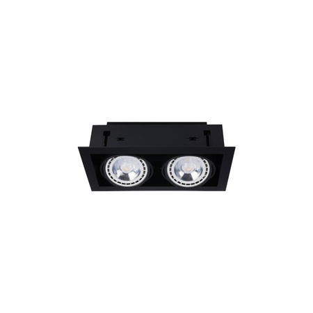 DOWNLIGHT II stropní svítidlo 9570 Nowodvorski černá 2xGU10 zapuštěné bodové moderní