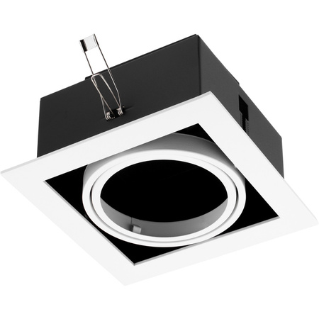 Halogenová Podhledové svítidlo GU10, ES111 Nastavitelná Čtvercová Bílá CANIS LUMILED