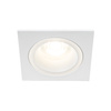 Halogenové bodové svítidlo LED GU5.3 GU10 Square White Feline Kanlux Flush Mount