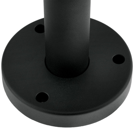 Venkovní zahradní lampa E27, LED sloupek 100cm Černá OVALIS LUMILED