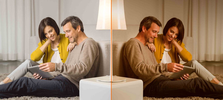 Žárovka LED BALL FILAMENT E27 4W = 40W 2700K Teplá bílá stmívatelná 3-stupňová Kobi