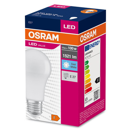 LED žárovka E27 A60 13W = 100W 1521lm 4000K neutrální bílá 200° OSRAM