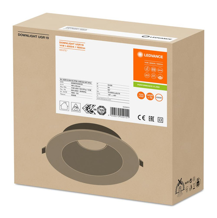 LED panelové bodové svítidlo 14W 1600lm 4000K neutrální síťové bílé svítidlo Ledvance