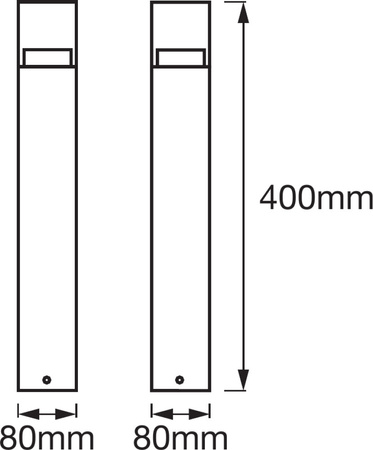 LED 4,5W Endura Style CRYSTAL 40cm zahradní závěsná lampa LEDVANCE