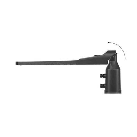 LED pouliční lampa 50W 5000lm 5000K neutrální 130° 0,25A černá VIDEX