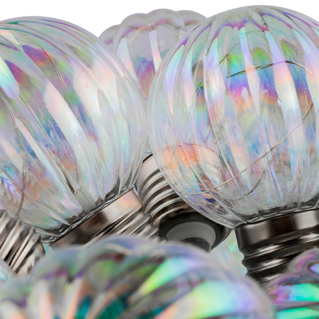 Solární zahrada Girland 20x LED světelný řetěz Dekorativní koule 5,8 m Studená