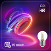 LED žárovka E27 P40 Filament 4W = 40W 470lm 4000K Neutral 360° LUMILED