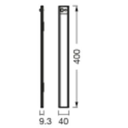 LED světelný pásek pod skříňku 3,2 W 200 lm CCT se senzorem pohybu Twilight Battery Grey Linear Ledvance