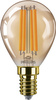 LED kulová žárovka E14 P45 6W = 40W 470lm 1800K Teplá bílá vlákno jantarové PHILIPS