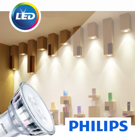 LED žárovka GU10 4W = 35W 260lm 3000K Teplá bílá 36° PHILIPS Stmívatelné