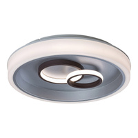 Plafond LED stropní svítidlo Povrchová montáž 40W 1780lm 4000K Stříbrná Minimalist Portia Rabalux
