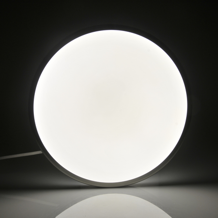 PLAFON LED stropní svítidlo bílá/nikl 30cm 15W 4000K KERN GOLDLUX (Polux)