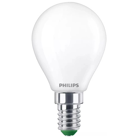 LED žárovka E14 Ball P45 2,3W = 40W 485lm 210lm/W 2700K Warm 300° CLASS A UltraEfficient Philips