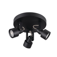 Nástěnné a stropní svítidlo SONDA II PAR16 3xGU10 Black KANLUX