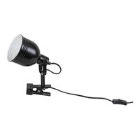 Stolní lampa Stolní noční reflektor E14 Black Industrial Flint Rabalux