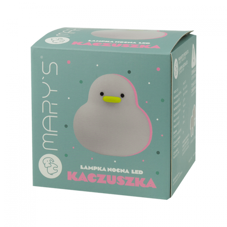 Dětské LED noční světlo 1,6W 3000K Warm USB dobíjecí 900mAh bílé MARY'S DUCkie