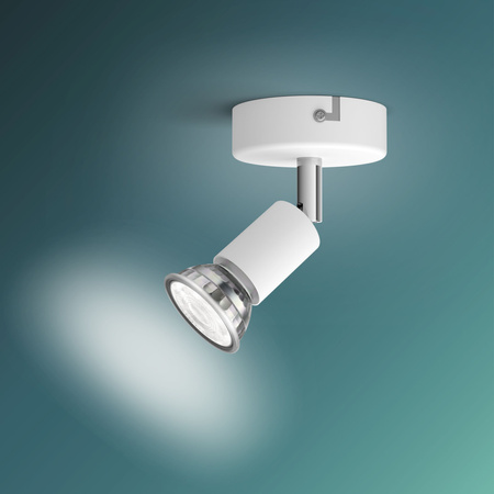 Stropní svítidlo LIMBALI GU10 Nástěnné svítidlo Reflektor pohyblivý bílý PHILIPS