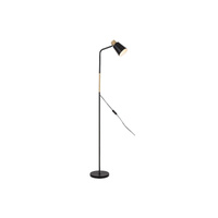Stojací lampa E27 Black Industrial Azim Rabalux
