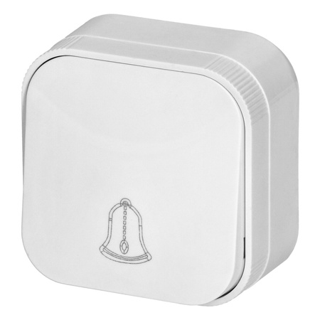 Tlačítko zvonku na dveře IP20 ORNO WHITE