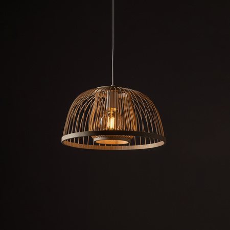 KRABI 11158 Nowodvorski E27 Bílá závěsná stropní lampa