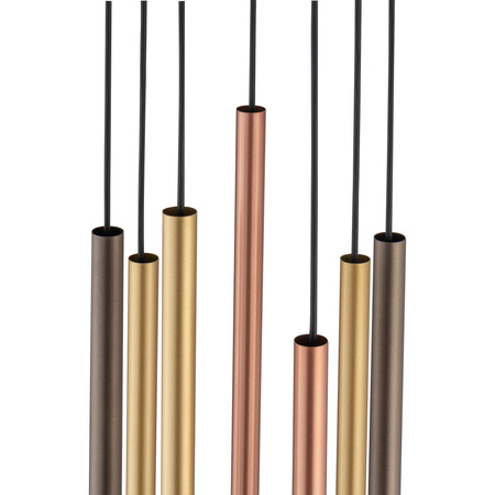 Stropní závěsné svítidlo 7x G9 zlaté moderní LASER 490 10704 Nowodvorski