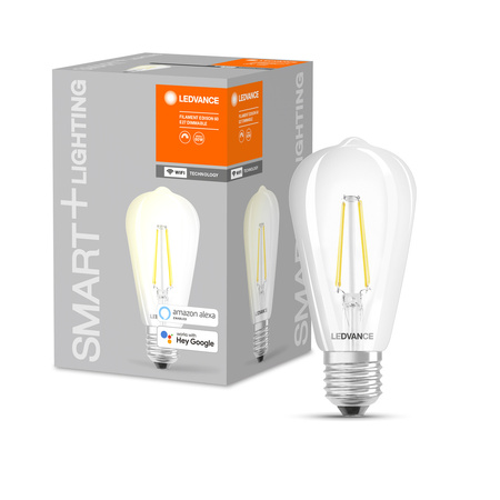 LED žárovka E27 6W = 60W 806lm stmívatelná SMART+ WiFi Filament Edison Ledvance